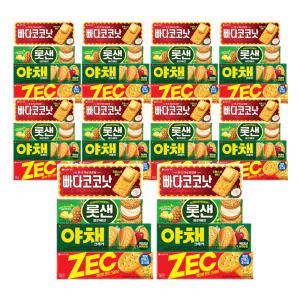 롯데웰푸드 비스킷 기획세트, 277g, 10개