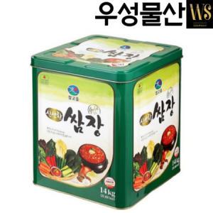 참고을 신선한 쌈장 14kg 맛있는 쌈장 대용량 업소용 쌈장 지함포장