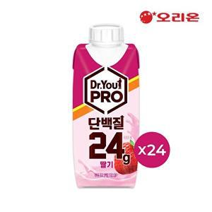 [오리온]오리온 닥터유 프로 드링크 단백질 딸기맛(250ml) x 24팩