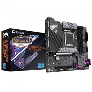 GIGABYTE B760M AORUS ELITE D4 피씨디렉트 컴퓨터 인텔13세대 CPU지원 메인보드