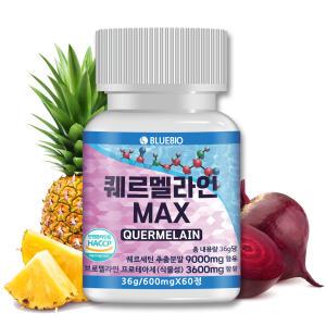 식약청 퀘르세틴 브로멜라인 퀘르멜라인 600mg 60정 케르세틴