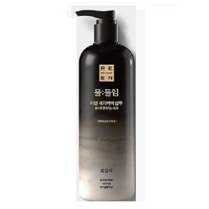 리엔 물들임 새치 커버 효과 샴푸 흑갈색 450ml