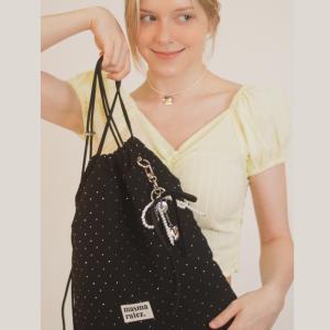 Gym sack string bag _Twilight black