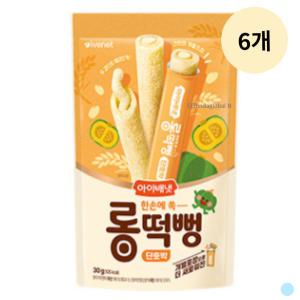 아이배냇 롱떡뻥 아기 유아 간식 떡뻥 단호박 X6개