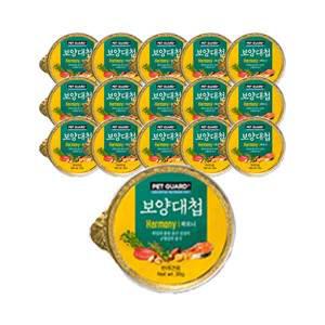 보양대첩 독 습식캔 하모니 연어와참치, 30g, 16개