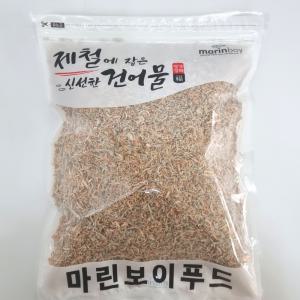 마린보이푸드 지리멸치 섞인 밥새우 1kg 대용량 업소추천 반찬용