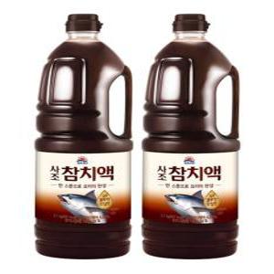 사조 참치액 2.1kg 2팩 액상 조미료