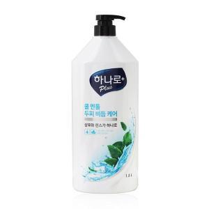 [애경] 하나로 플러스 쿨멘톨 비듬샴푸 1.5L / 대용량