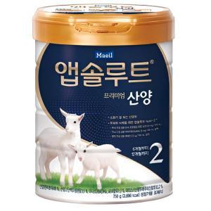 매일유업 앱솔루트 프리미엄 산양 2단계 750g