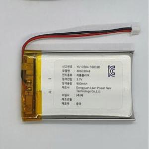 리튬폴리머 603048 3.7V 900mAh kc