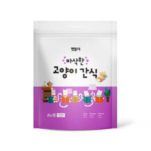 펫둥이 바삭한 고양이 간식 3가지맛 600g, 참치,연어,닭