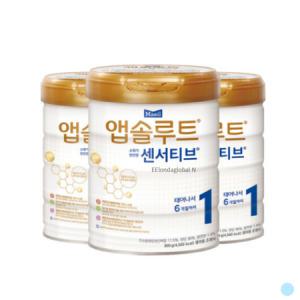 매일 앱솔루트 센서티브 아기 분유 1단계 900g X3캔