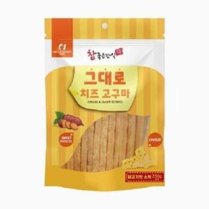 애견 치즈 고구마 닭고기맛 스틱 250g 반려견 간식 (WEFEFBC)