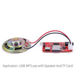 UART 직렬 제어 USB MP3 WAV 오디오 음악 플레이어 모듈 온보드 앰프 1W 스피커 마이크로 TF 카드 아두이노