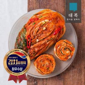 대복 포기김치 20kg(10kg+10kg) (김치품평회 최우수상 농식품부장관 수상)