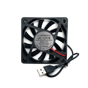 USB쿨링팬 60MM DC5V 쿨러 컴퓨터 저소음 소형 냉각펜 휀 미니 컴퓨터 데스크탑 케이스