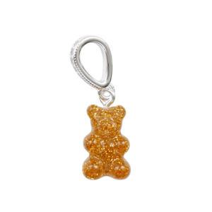 크리스탈 헤이즈 Nostalgia Bear Pendant - 24K Silver