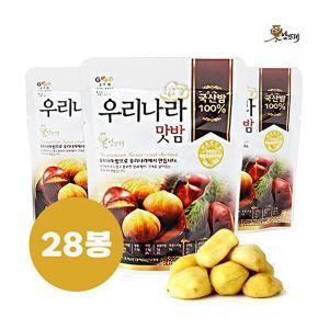 [밤뜨래][밤뜨래] 24년 햇밤 우리나라맛밤 50g x 28봉