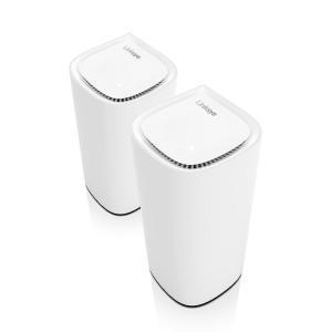 링크시스 Linksys Velop Pro 6E WiFi 메시 시스템 | 5.4Gbps AXE5400 속도의 인지 트라이밴드 라우터 2개