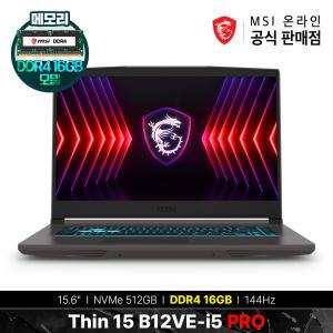 (그랜드십일절)+특가80만!  MSI 게이밍 노트북 씬 15 i5-R45 프로에디션 (RTX4050/i5-12450H/16GB)