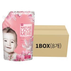 아기세제 체리블라썸 리필형 1box(8개)