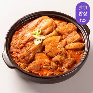 [대한민국농수산] 푸짐한 건더기 흑돼지 묵은지 김치찌개