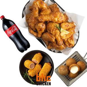 [BHC] 골드킹 콤보+치즈볼+뿌링핫도그+콜라1.25L