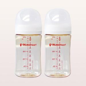 [더블하트] 모유실감 3세대 PPSU 제뉴인화이트 240ml 트윈팩