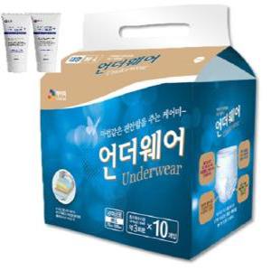 케어미 언더웨어 요실금 대형8팩80매(바디로션50ml 2개발송)