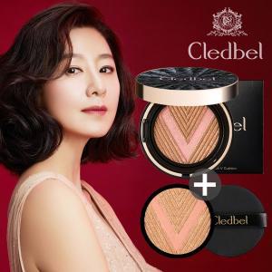 [Cledbel]끌레드벨 글로우파워리프트V쿠션 블랙 21호 본품+리필