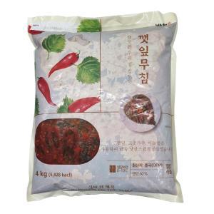 해품상회 반찬단지 깻잎무침 4kg 깻잎김치 대용량