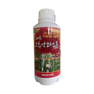 대유 고추낙과스톱500ml 낙화 방지 무름 경감 비대 착과증진 조기수확 해조추출물 영양제