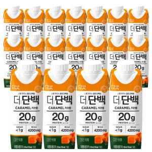 빙그레 더단백 드링크 카라멜 250ml 18개 / 프로틴 단백질 보충 음료