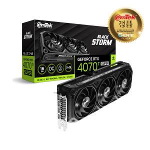 이엠텍 지포스 RTX 4070 Ti SUPER BLACK STORM OC D6X 16GB