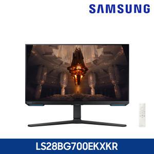 삼성전자 오디세이 G7 28인치 게이밍 스마트모니터 4K UHD S28BG700 IPS HDR400 144Hz G-Sync호환 OTT 피벗스탠드 스마트리모컨