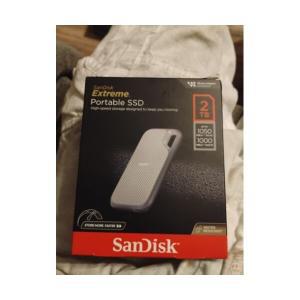 SanDisk 2TB 익스트림 외장형 SSD 솔리드 스테이트 드라이브[세금포함] [정품] , SDSSD [정품]E51-2T00-AW2