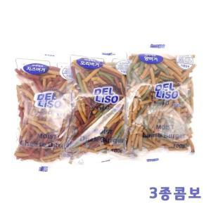 DELiSO 촉촉한 강아지 훈련간식 100g 3종 세트 (WF24AB0)