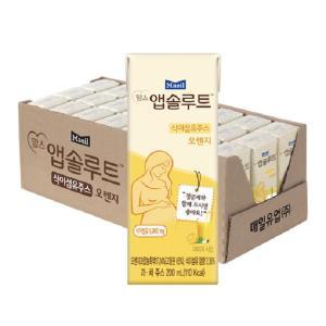 [매일유업] 맘스 앱솔루트 식이섬유주스 오렌지 200ml 24펙