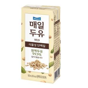 매일유업 매일우유 매일두유 99.9 190ml 24팩