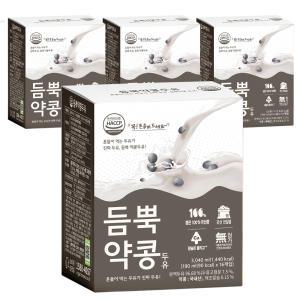 NON-GMO 검은콩 듬뿍약콩두유 190ml x 64팩(16개입 x 4박스)