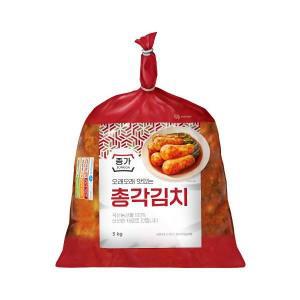 종가 집밥 종가 오래오래 맛있는 총각김치 5kg 김장 찜 찌개 볶음 여행 자취 친정엄마 도시락 반찬