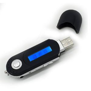 코스날 FM라디오 40시간 연속재생 이퀼라이저 USB 메모리 MP3 플레이어_블랙 8GB