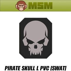 MSM Pirateskull N504 스컬 PVC 벨크로 패치 와펜 악세사리 선물 해골 한강사