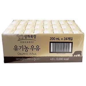 매일유업 상하목장 유기농 멸균우유 200ml x 24개입