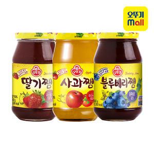 오뚜기 딸기쨈 500g+사과쨈 500g+블루베리쨈 500g