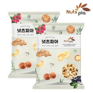 [넛츠피아] 구운 캐슈넛 500g x 2봉(총 1kg)