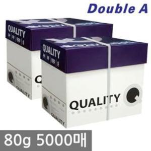 더블에이 퀄리티 A4용지 80g 5000매