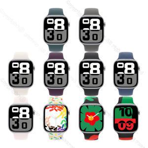 Apple Watch 10 GPS + Cellular 42mm 실버 알루미늄 케이스/(스포츠 밴드 색상 및 사이즈 선택)