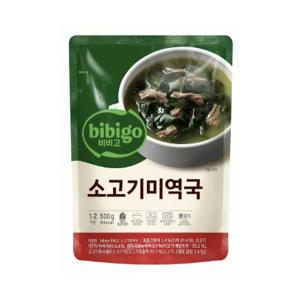 CJ 비비고 소고기 미역국 500g x 6개