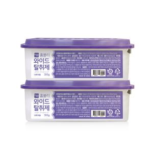 홈블리 와이드 탈취제 제올라이트100% 300g 2개입